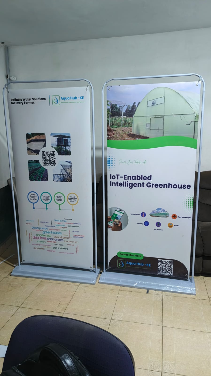 Aqua Hub-KE exhibition banners