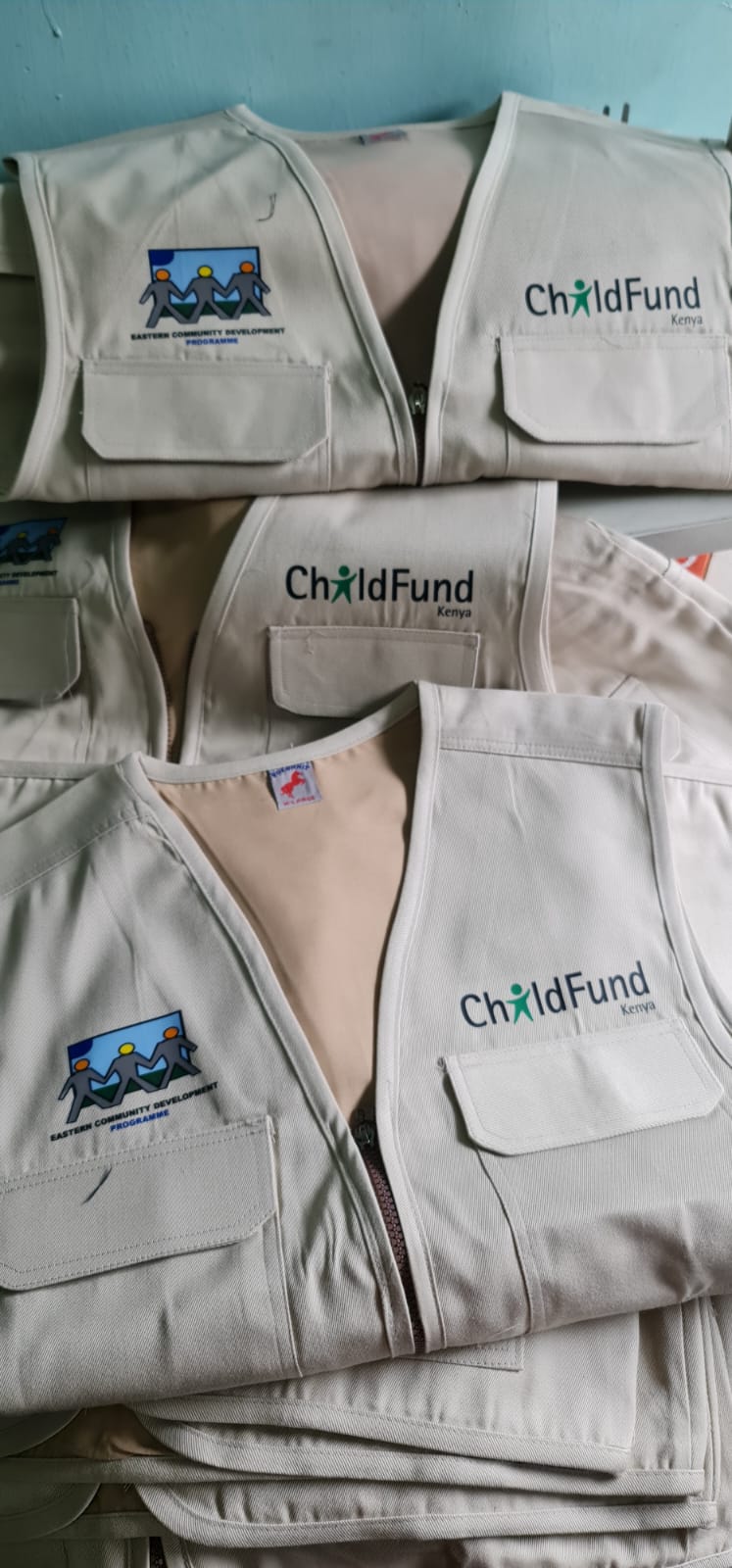 ChildFund Kenya branded jackets