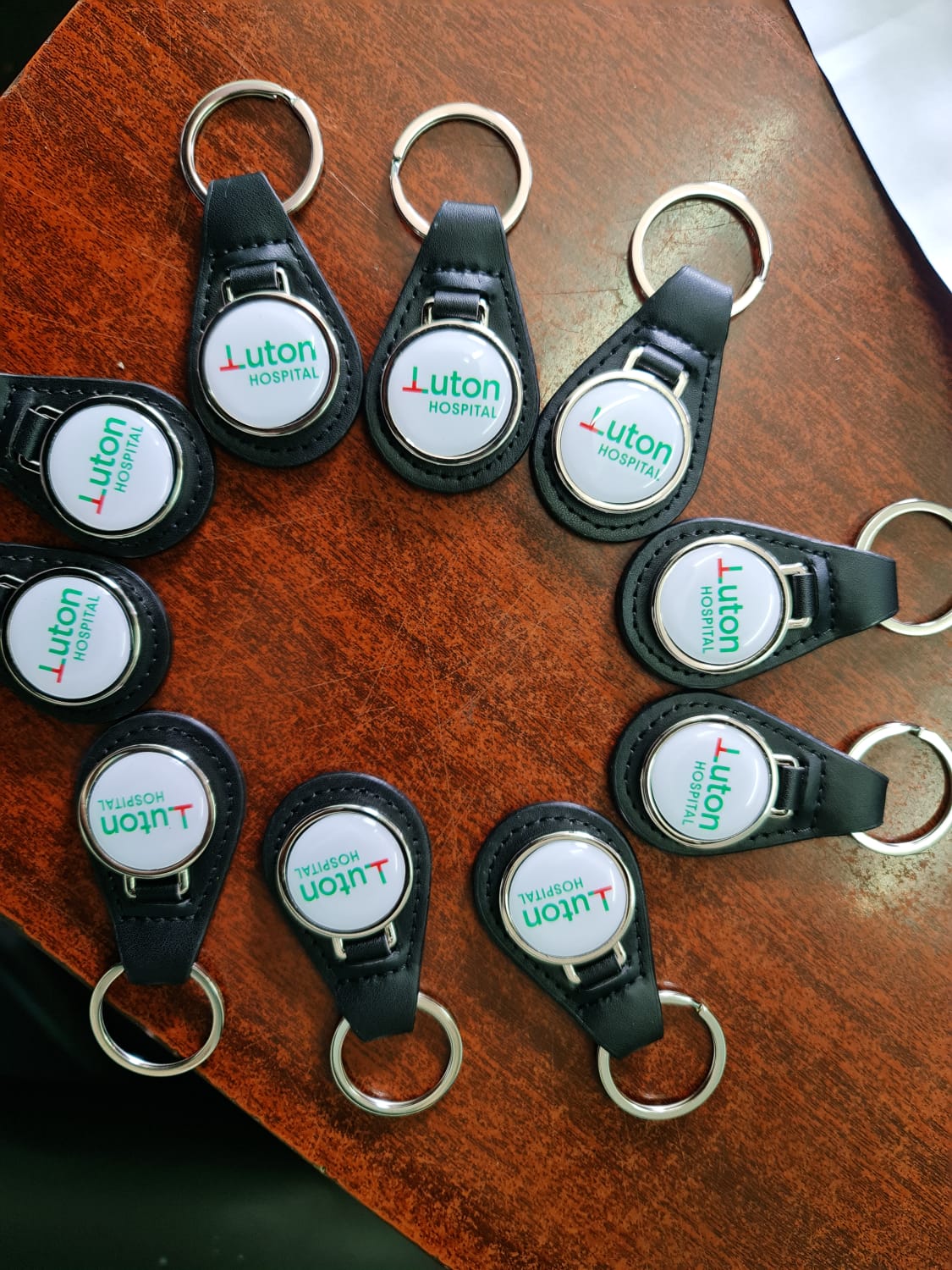 Luton Hospital branded keyholders